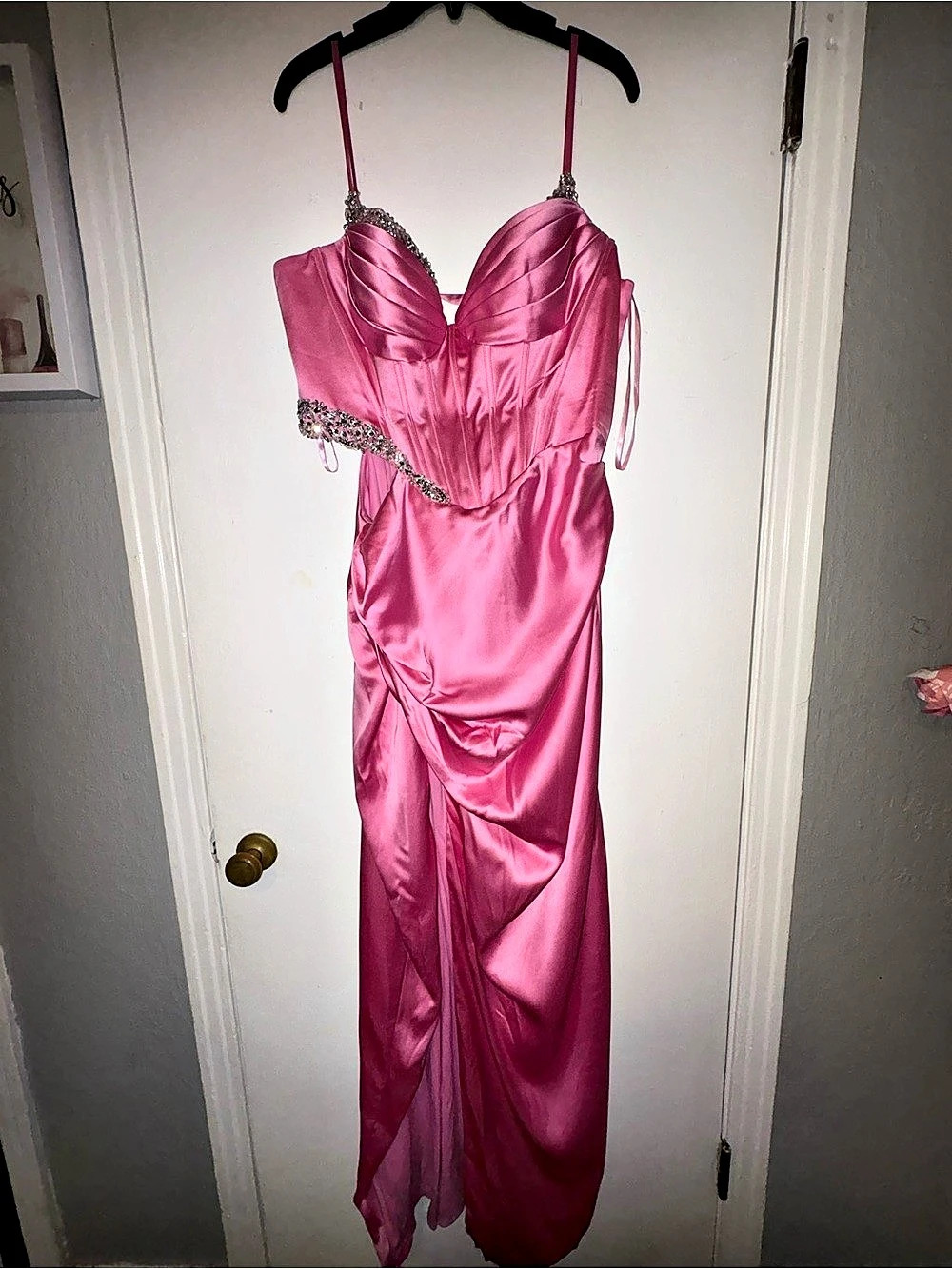 Pink prom dress